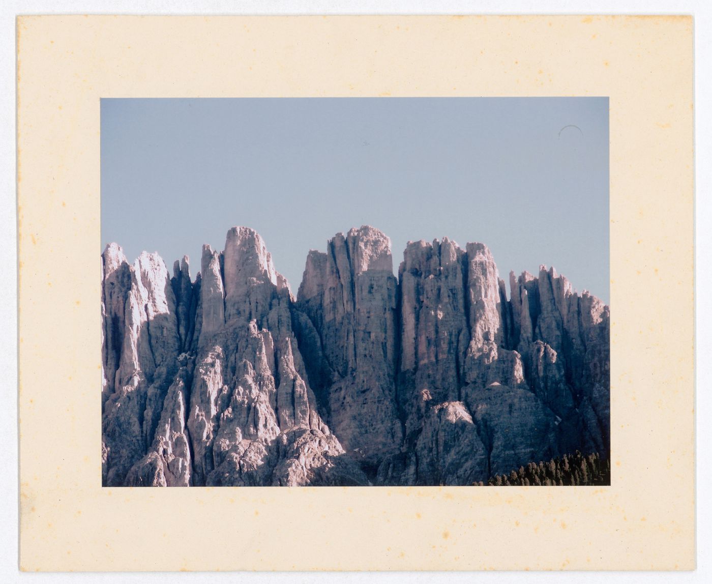Photograph of the Dolomites for La Mia Scualo D'Architettura