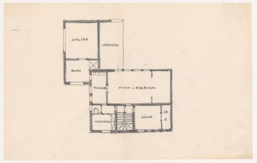Dexel House, Jena, Germany: Lower level plan