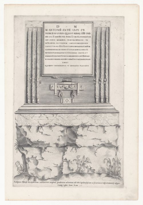 Elevation of the Tomb of M. Antonius Antius Lupus
