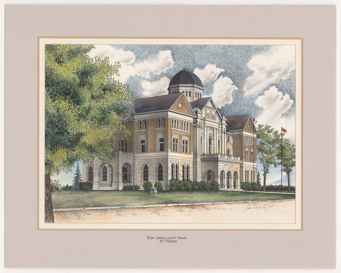 Elgin County Court House, St.Thomas, from Court Houses in Ontario