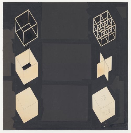 Axonometrics for House IV, Falls Village, Connecticut