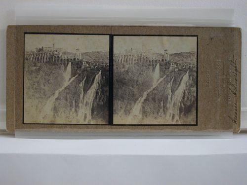 View with water falls, Tivoli [?], Italy