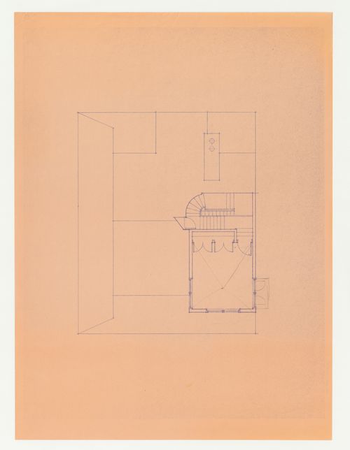 Third floor plan for the Hanks-Paré Residence, Tuxedo Park, New York