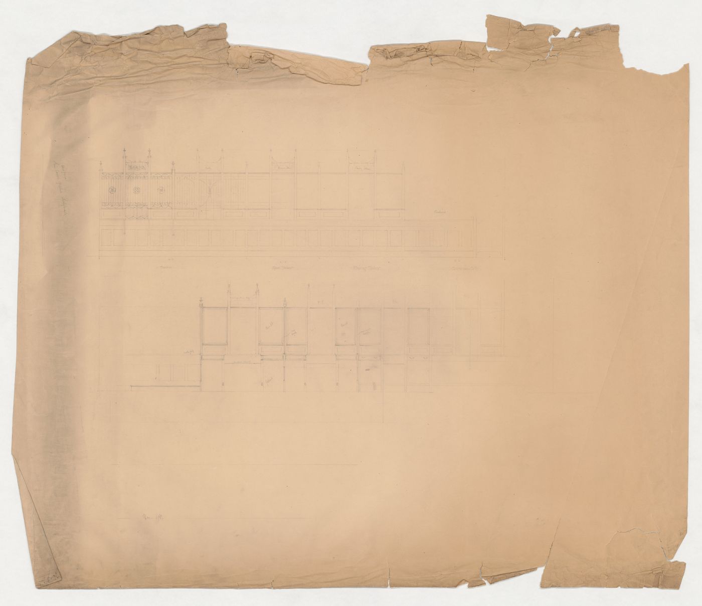 Fidelity Trust Building, Tacoma [?]: Elevations for teller wickets