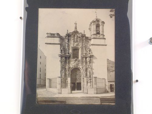 View of the principal façade of the Church of San Diego de Alcalá, Guanajuato, Mexico