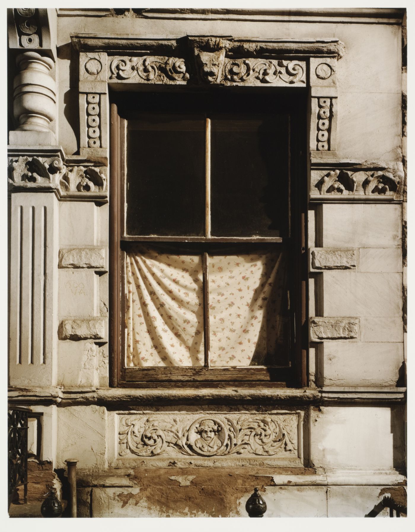 East 7th Street: Window, New York City, New York