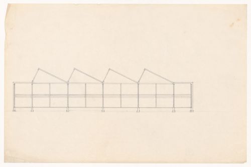 Elevation for skylights for a campus building for Illinois Institute of Technology