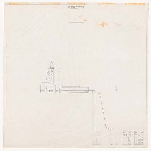 Elevation for Ampliação do Casino e Restaurante Winkler [Winkler Casino and restaurant extension], Salzburg, Austria