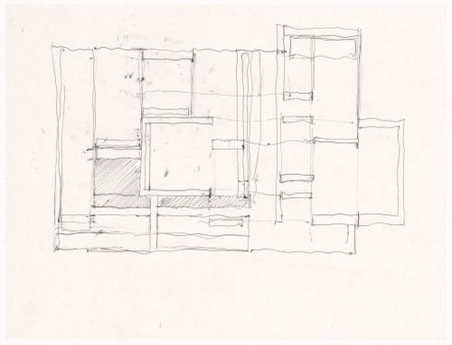 Sketch plan for House VI, Cornwall, Connecticut