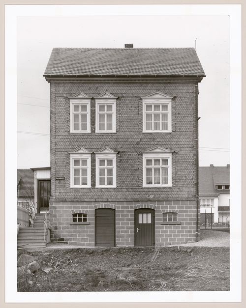 View of the principal façade of the framework house at 25 Wildener Straße, Salchendorf, Germany