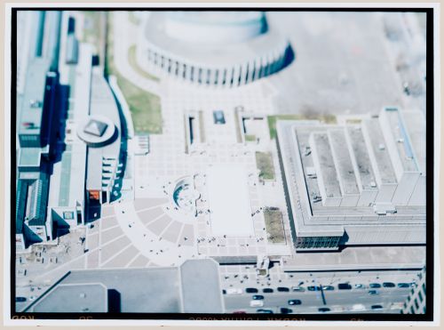Aerial view of Place des Arts, Montréal, Québec