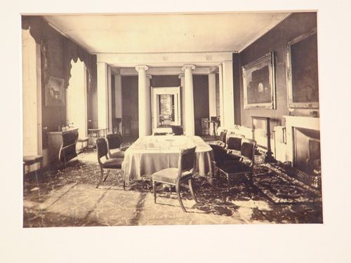 "Aynho", interior view of dining room, Northamptonshire [?], England