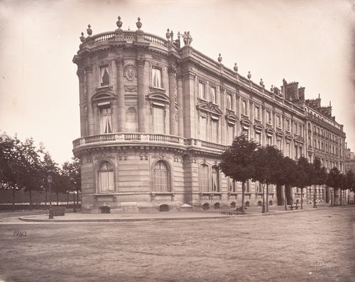 Plate from album ''Buildings, parks and streets of Paris, Versailles and environs, France''