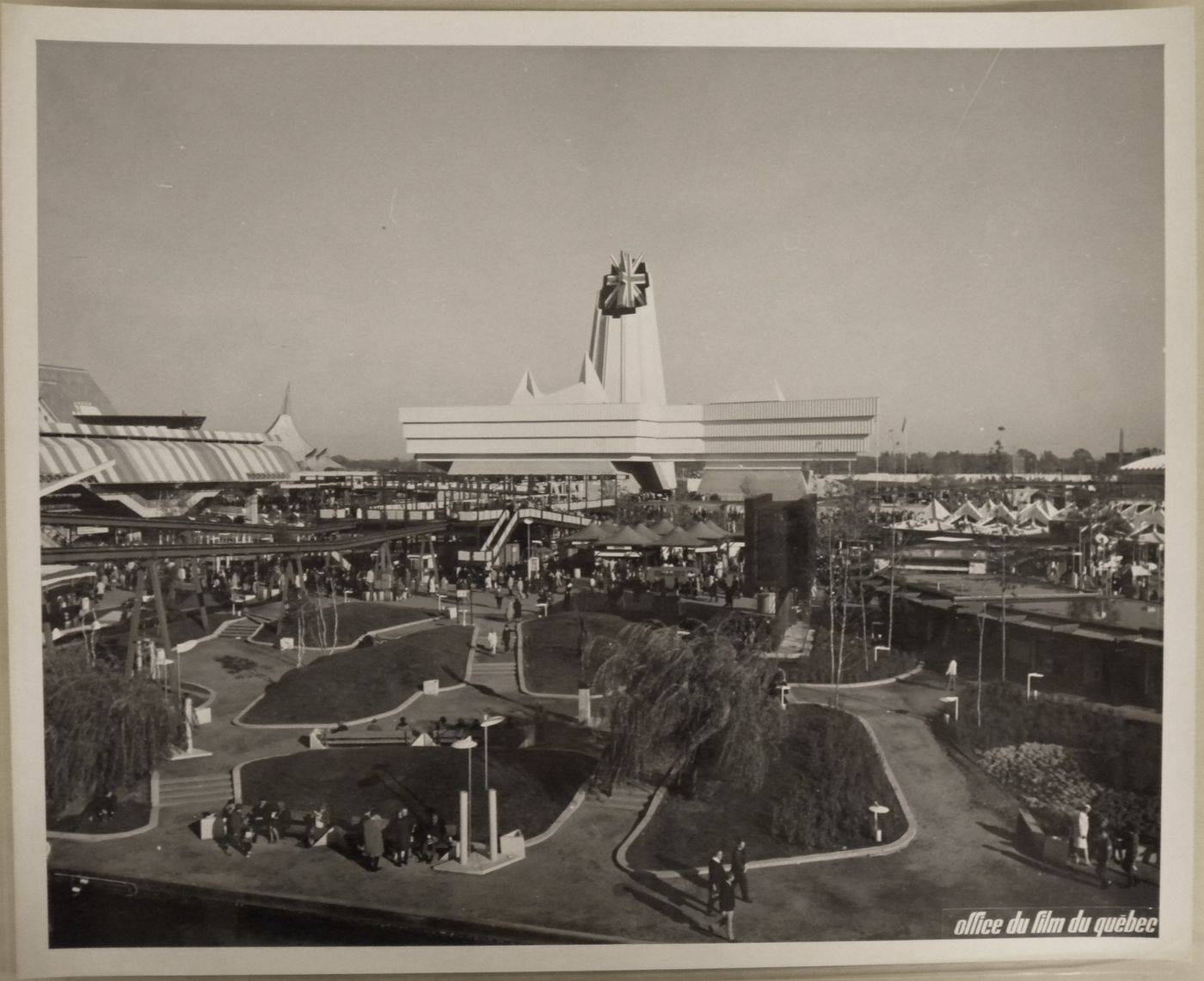 View of the Great Britain Pavilion, Expo 67, Montréal, Québec
