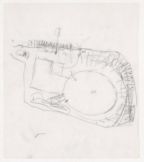 Sketch plan for Pavilhão Multiuso, Vigo, Spain