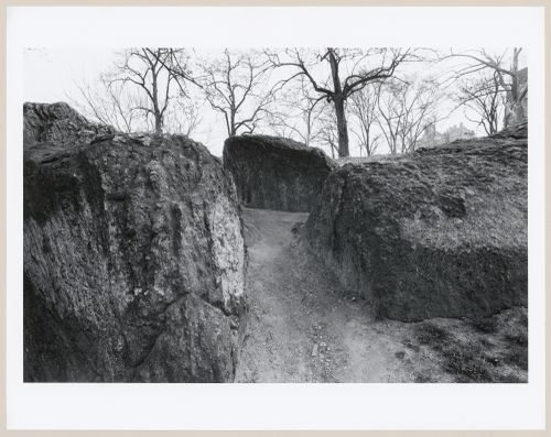 Rocks near the Ladies Pavilion, The Lake, Central Park, Manhattan, New York City, New York