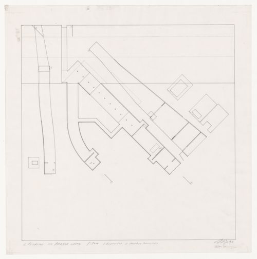 Plan for Exposição Visiones para Madrid [Visions for Madrid exhibition], Madrid, Spain