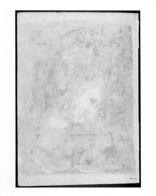 Offset images of architectural drawings