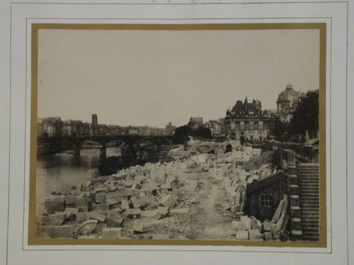 Mélanges Photographiques. 33. Vue du Pont des Arts à Paris