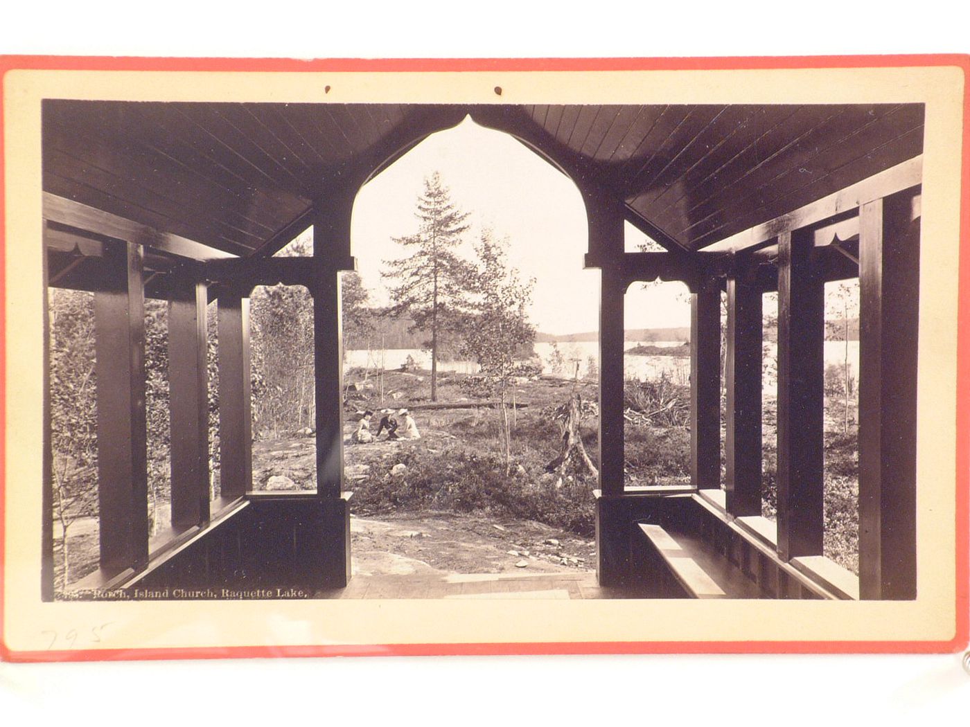 Porch, Island Church, Raquette Lake