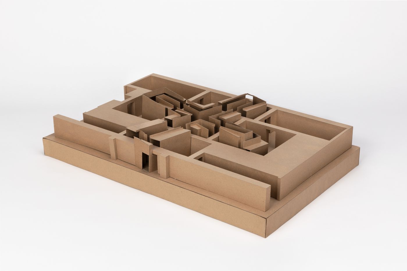Study model for the installation "Cities of Artificial Excavation"