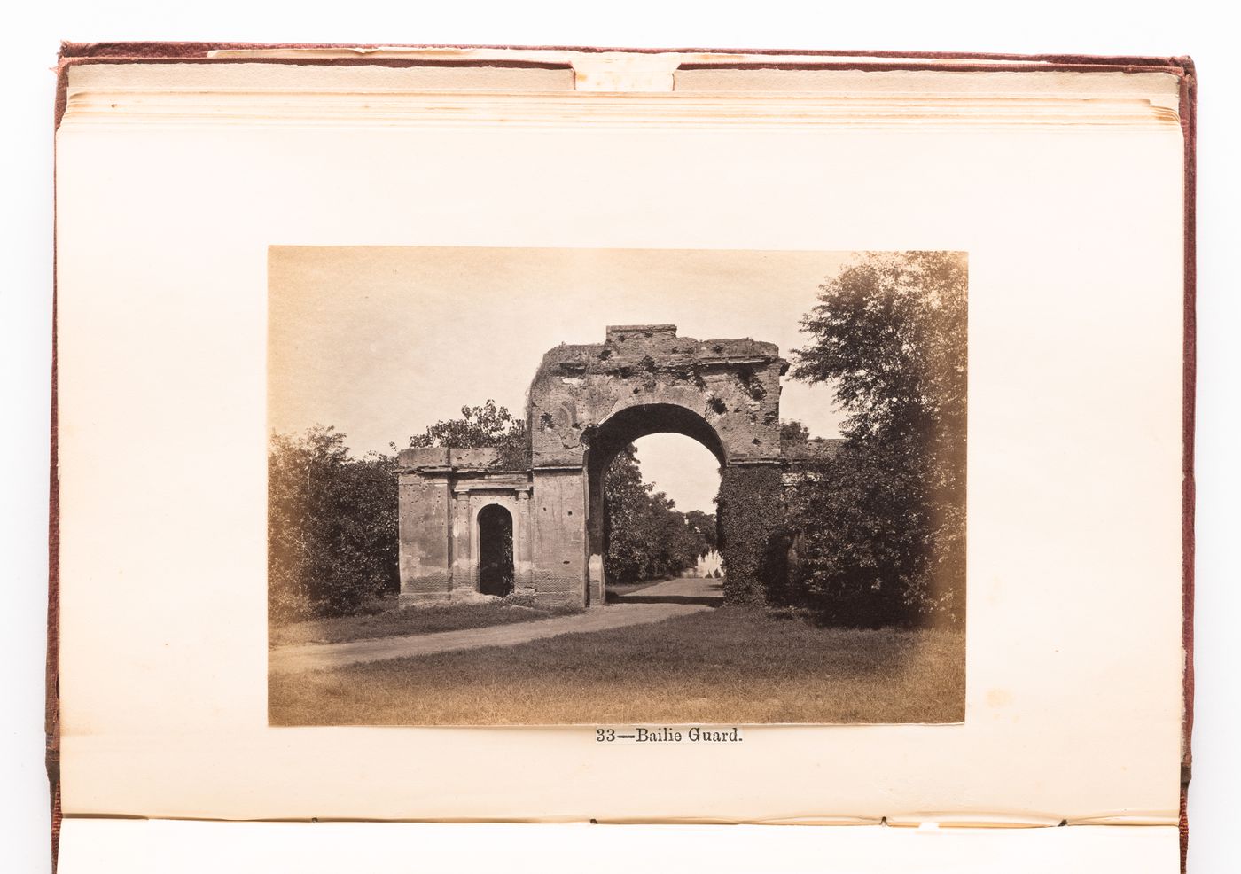 View of the Baillie Guard gateway, Lucknow, India