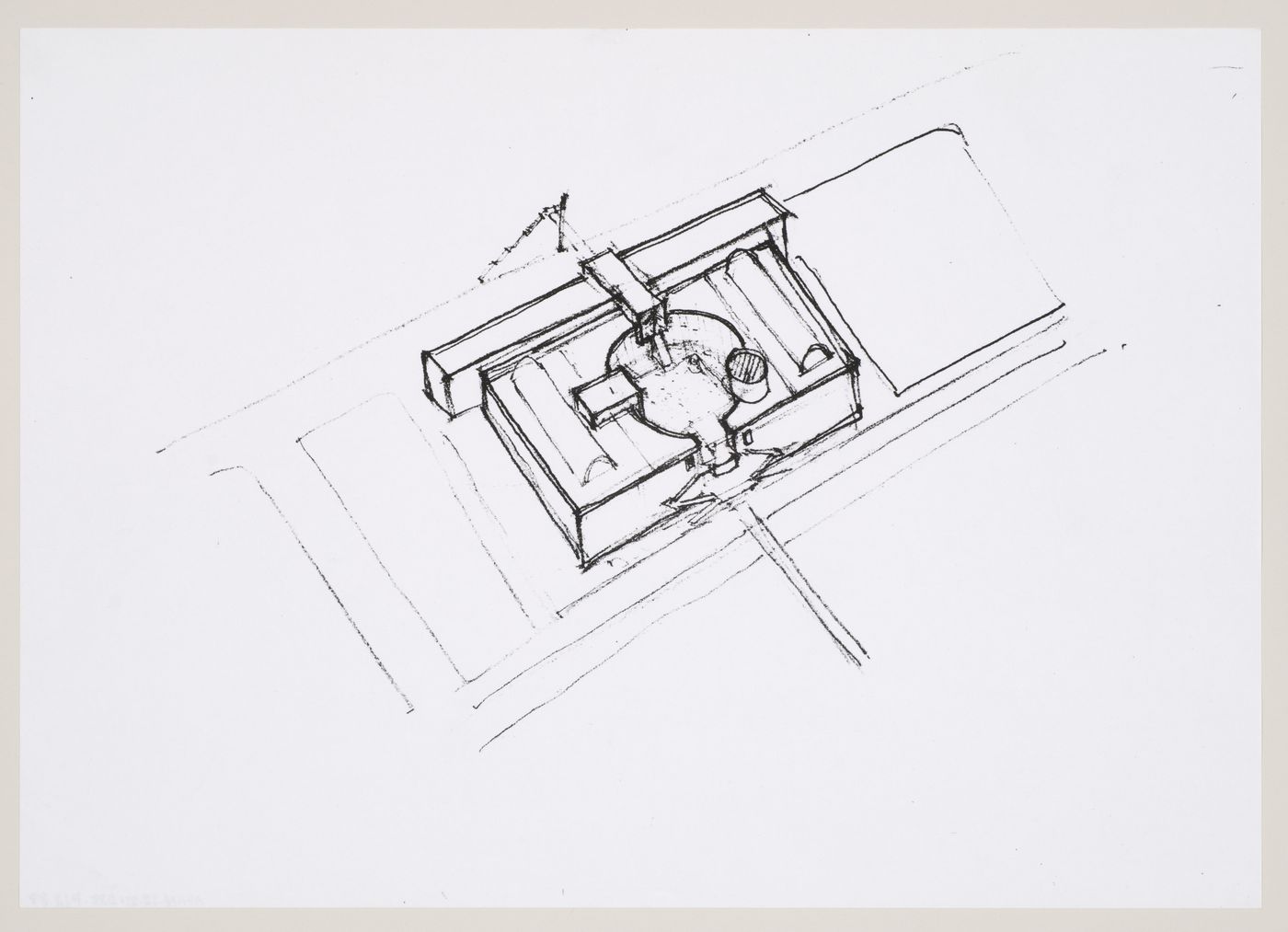 Bibliothèque de France, Paris, France: axonometric