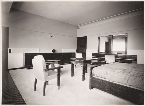 Vue de la chambre des parents, Villa Cavrois à Croix, France