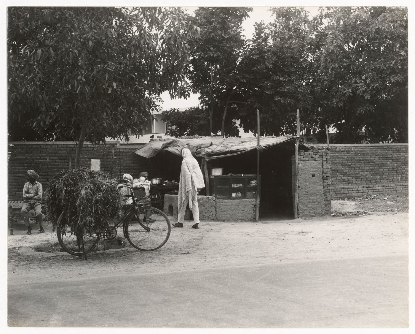 Photograph of village likely near Chandigarh, India