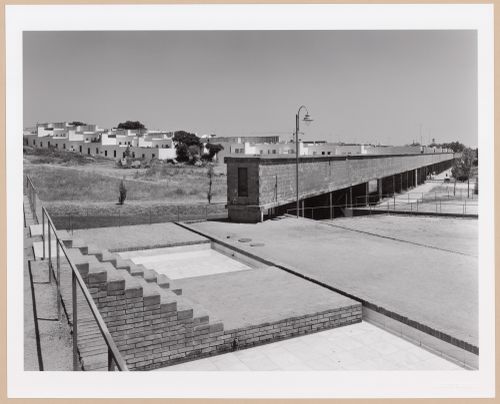 View of the social housing district of Quinta da Malagueira, Evora, Portugal