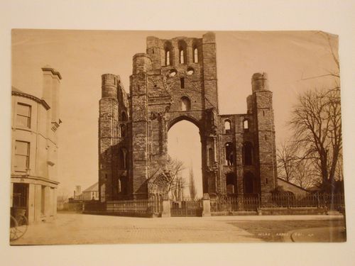 View of the ruins of Kelso Abbey, Kelso, Roxburghshire, Scotland