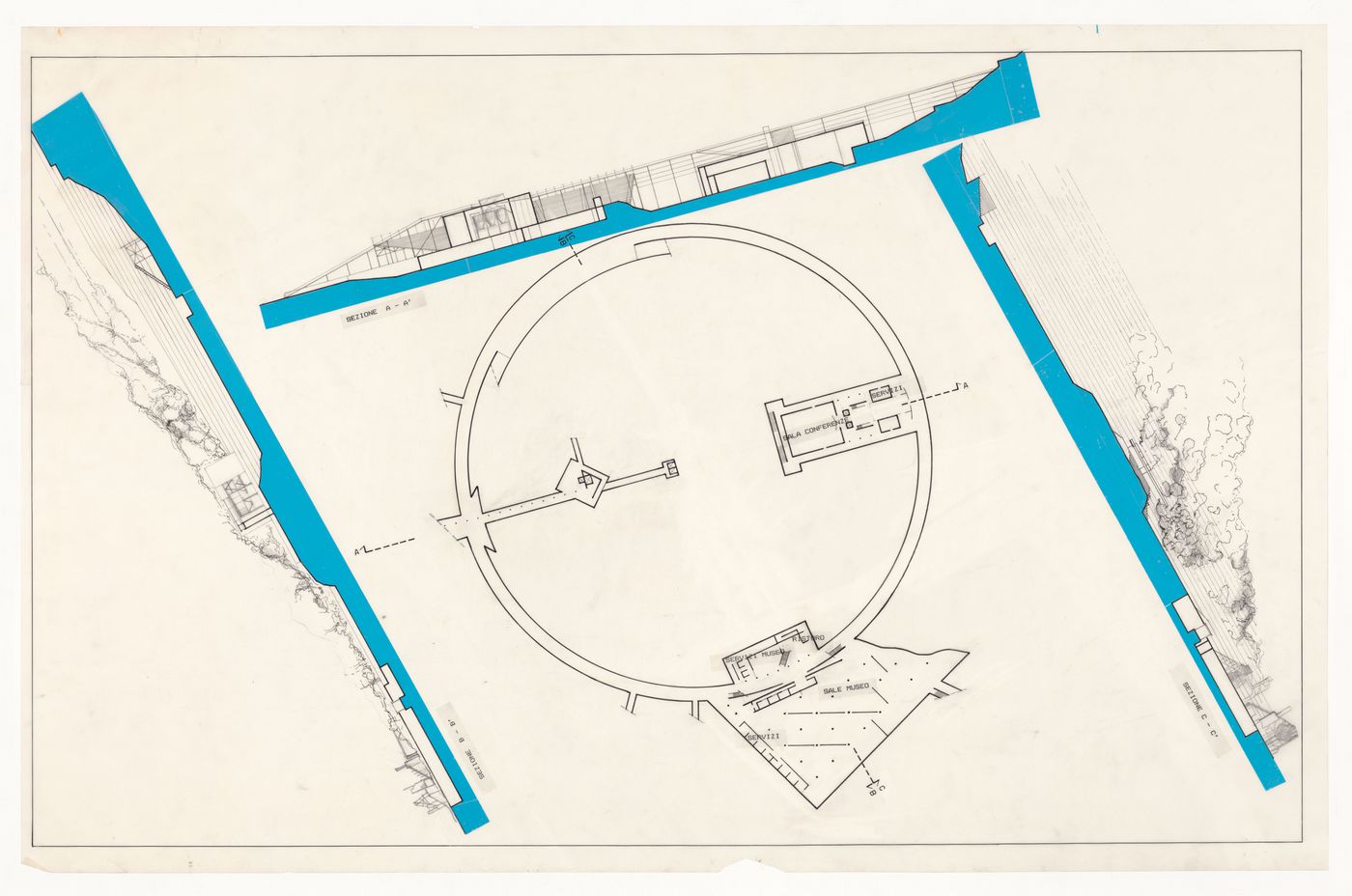 Site plan for Riqualificazione cava di San Carlo [Redevelopment San Carlo quarry], San Vincenzo, Livorno, Italy