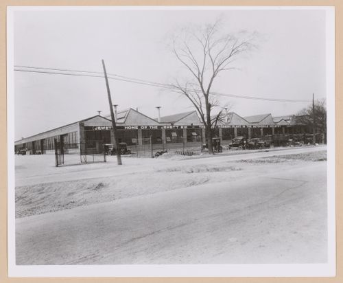 View of the principal façade of the Jewett Automobile Assembly Plant, Paige-Detroit Motor Car Company, Warren Avenue, Detroit, Michigan