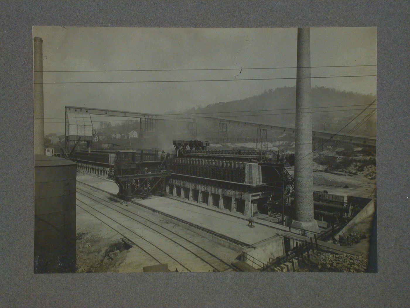 Construction of steel mill, Johnstown, PA