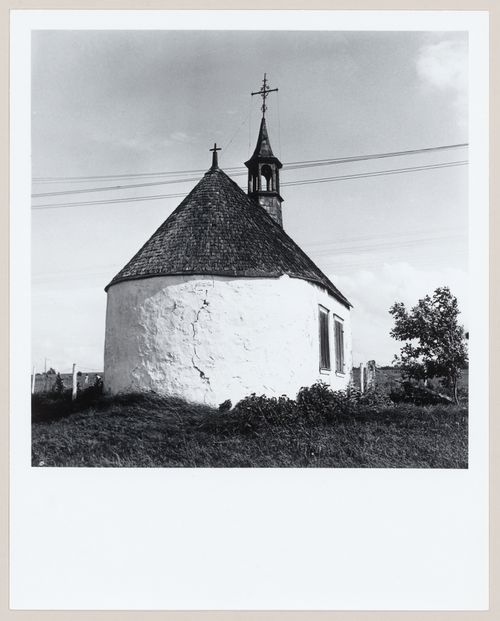 Abside de l'ancienne chapelle de procession, Saint-Pierre, Ile d'Orléans, Québec