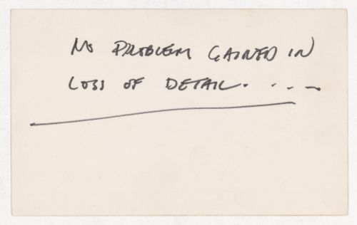 No problem gained in loss of detail...