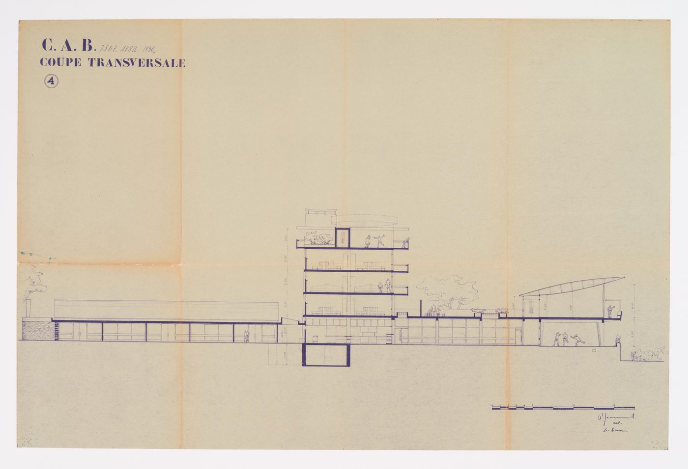 Section for the Centre d'Apprentissage in Béziers, France