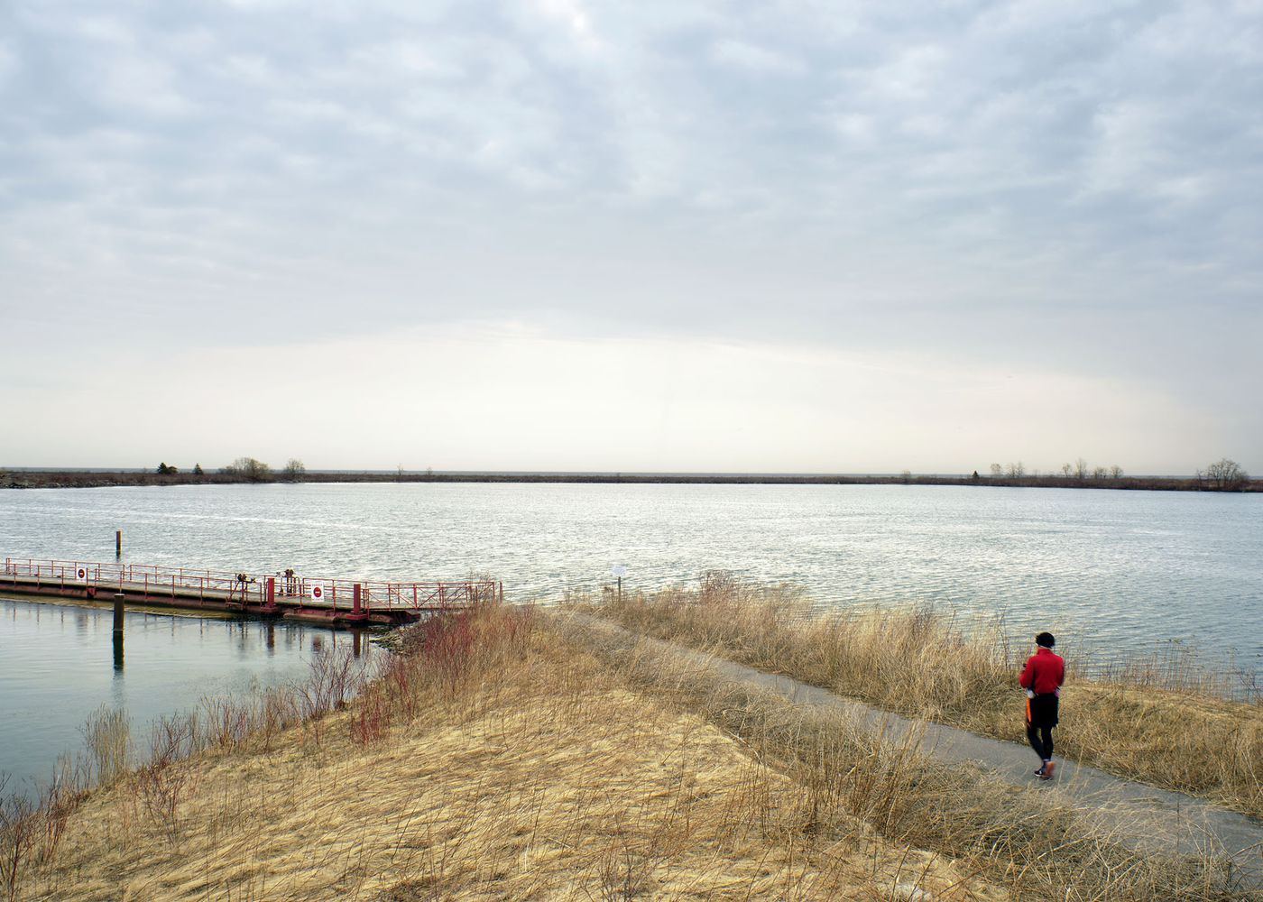 An Enduring Wilderness: Jogger, Tommy Thompson Park, Toronto