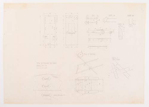 Plan for a chair for Chandigarh, India