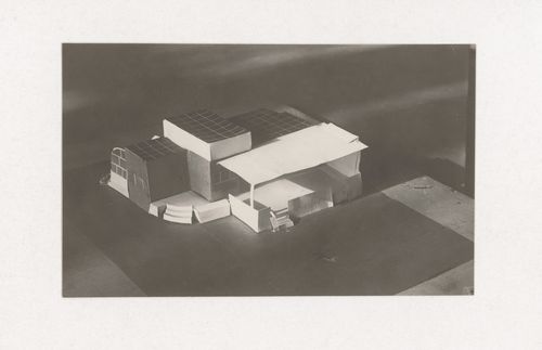 Photograph of a student model for the "Space" course at the Vkhutein (Moscow Higher Technical Institute), Moscow