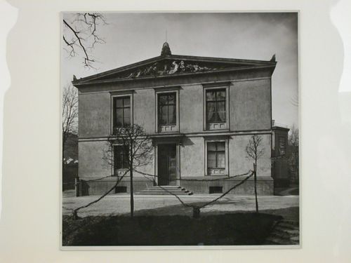 View of the Berlin Observatory (now demolished) showing the principal façade, between Lindenstraße and Friedrichstraße, Kreuzberg, Berlin, Germany