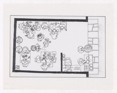 Illustration showing the traditional living patterns for the Sichuan housing project for "Housing a Billion: Urban Upgrading: Design Ideals for Rural China" publication
