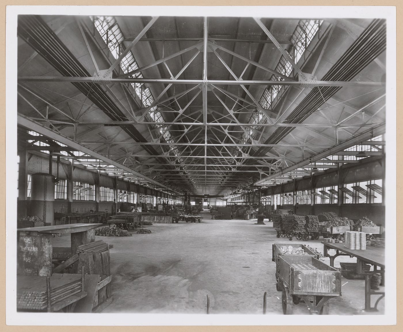 Interior of the Ford Motor Company, Highland Park Plant,  Highland Park, Michigan