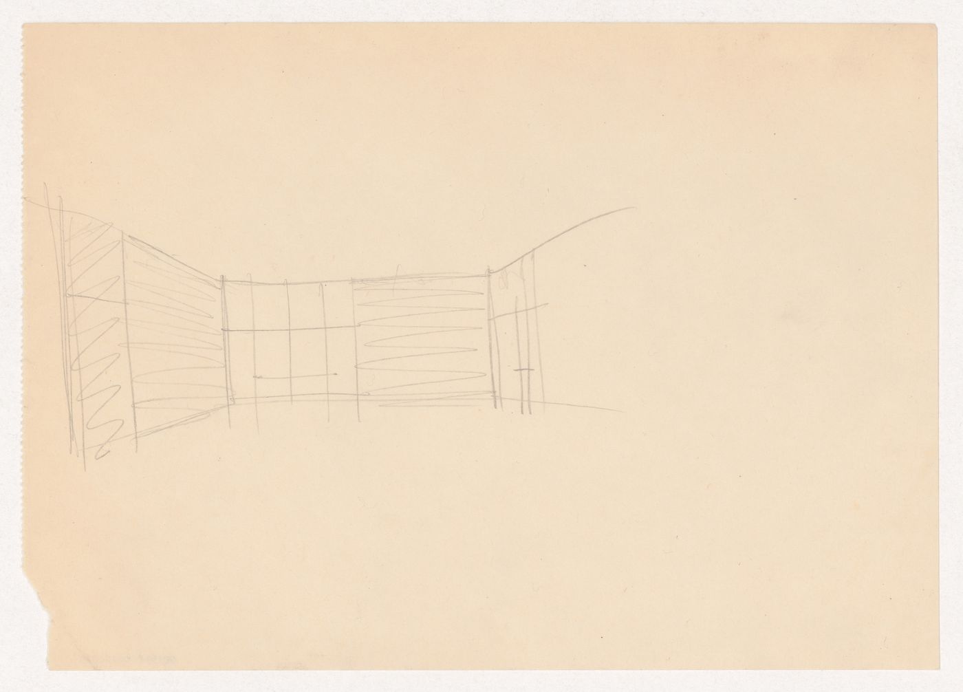 Perspective sketch for the Metallurgy Building, Illinois Institute of ...