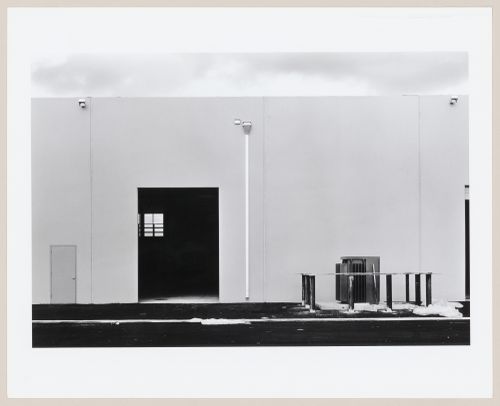 View of the west wall of Nursery Supplies, 1432 Santa Fe, Tustin, California, United States, from the series “The new Industrial Parks near Irvine, California”