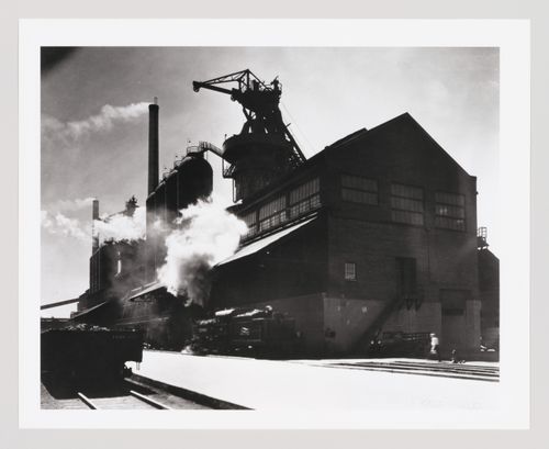 View of the Blast Furnaces, Rouge River Plant, Ford Motor Company, Dearborn, Michigan