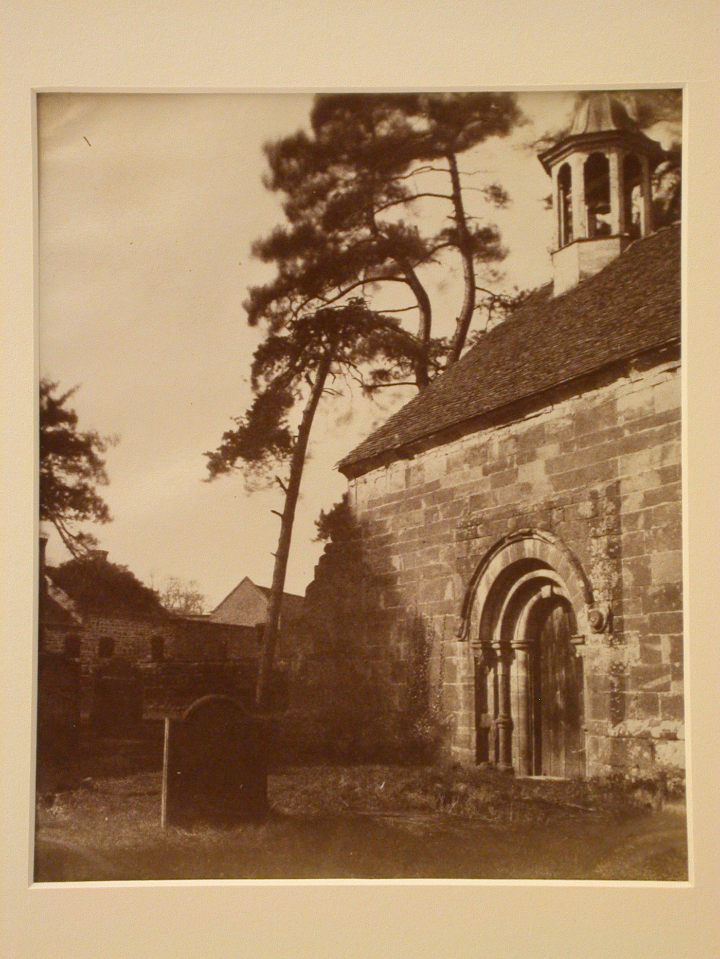 View of a church door, Woodcote, Shropshire, England