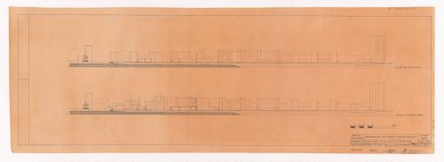 Elevations for Habitações Colectivas da Mobil Oil Portuguesa, Matosinhos, Portugal