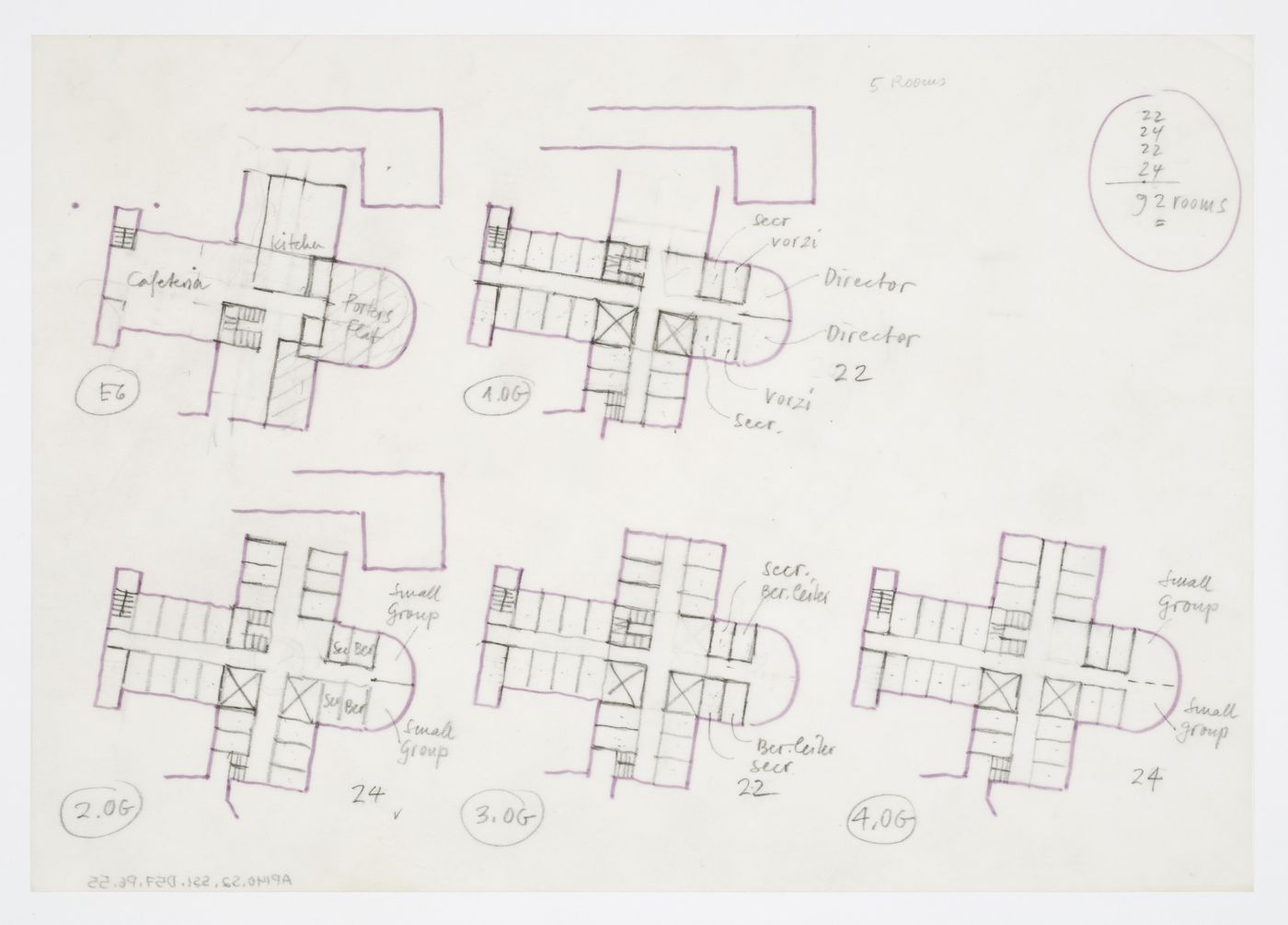 Wissenschaftszentrum, Berlin, Germany: plans