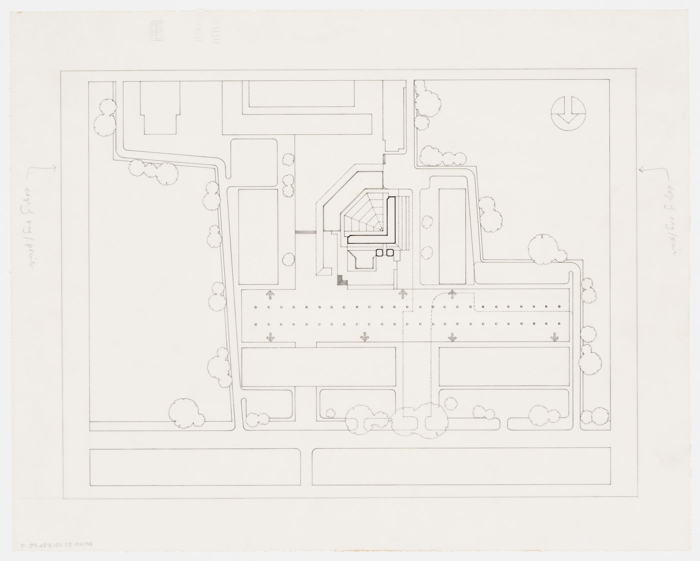 History Faculty Building, University of Cambridge, Cambridge, England: site plan